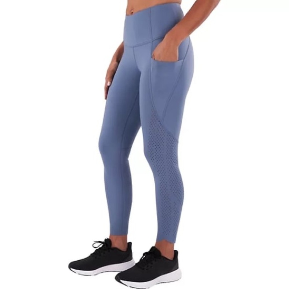 Member’s Mark Blue High Waist Performance Leggings - Picture 1 of 2